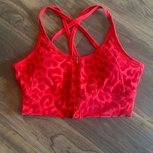 Balance Athletica Lux Revive Bra in Fire